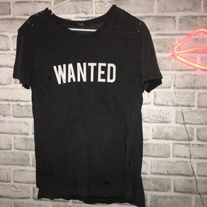 Wanted distressed tee!!!